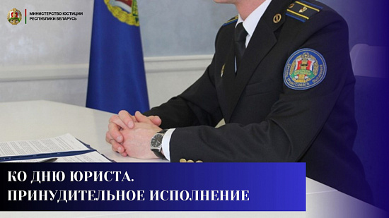 Ко Дню юриста. Принудительное исполнение