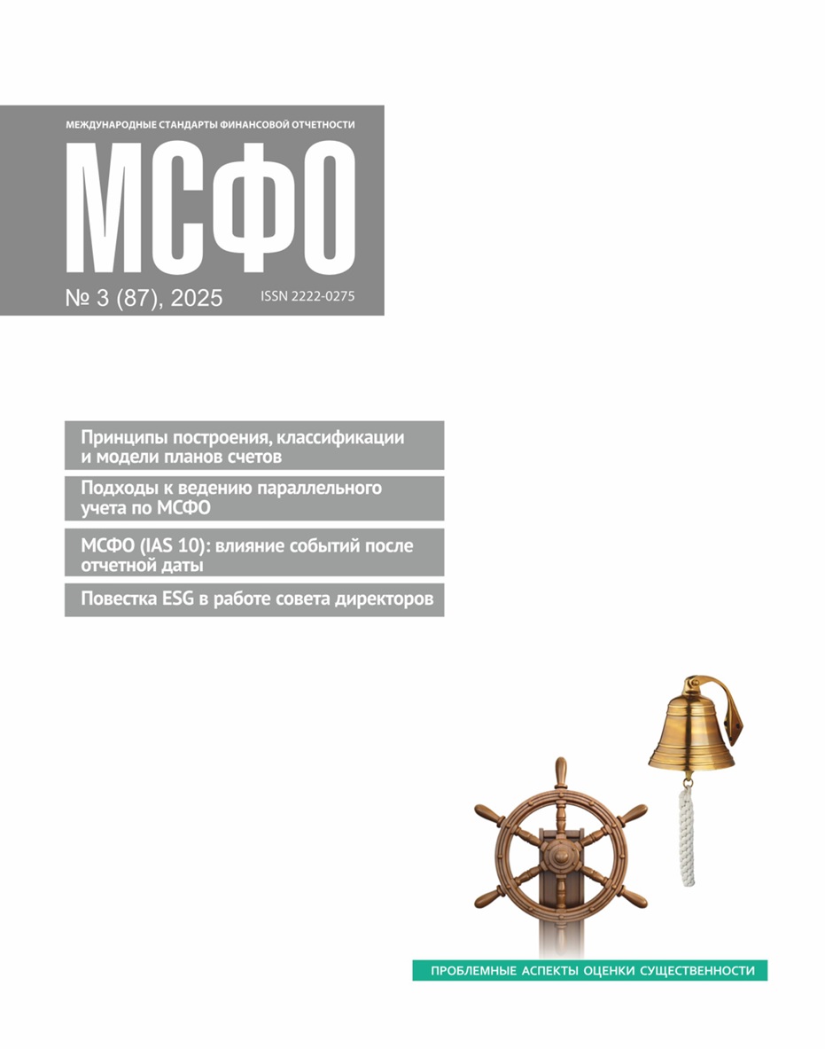 Статьи журнала "МСФО" № 3 2025