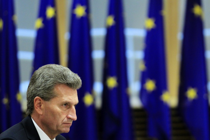 Гюнтер Эттингер высказал обеспокоеность усилением китайского влияния в ЕС